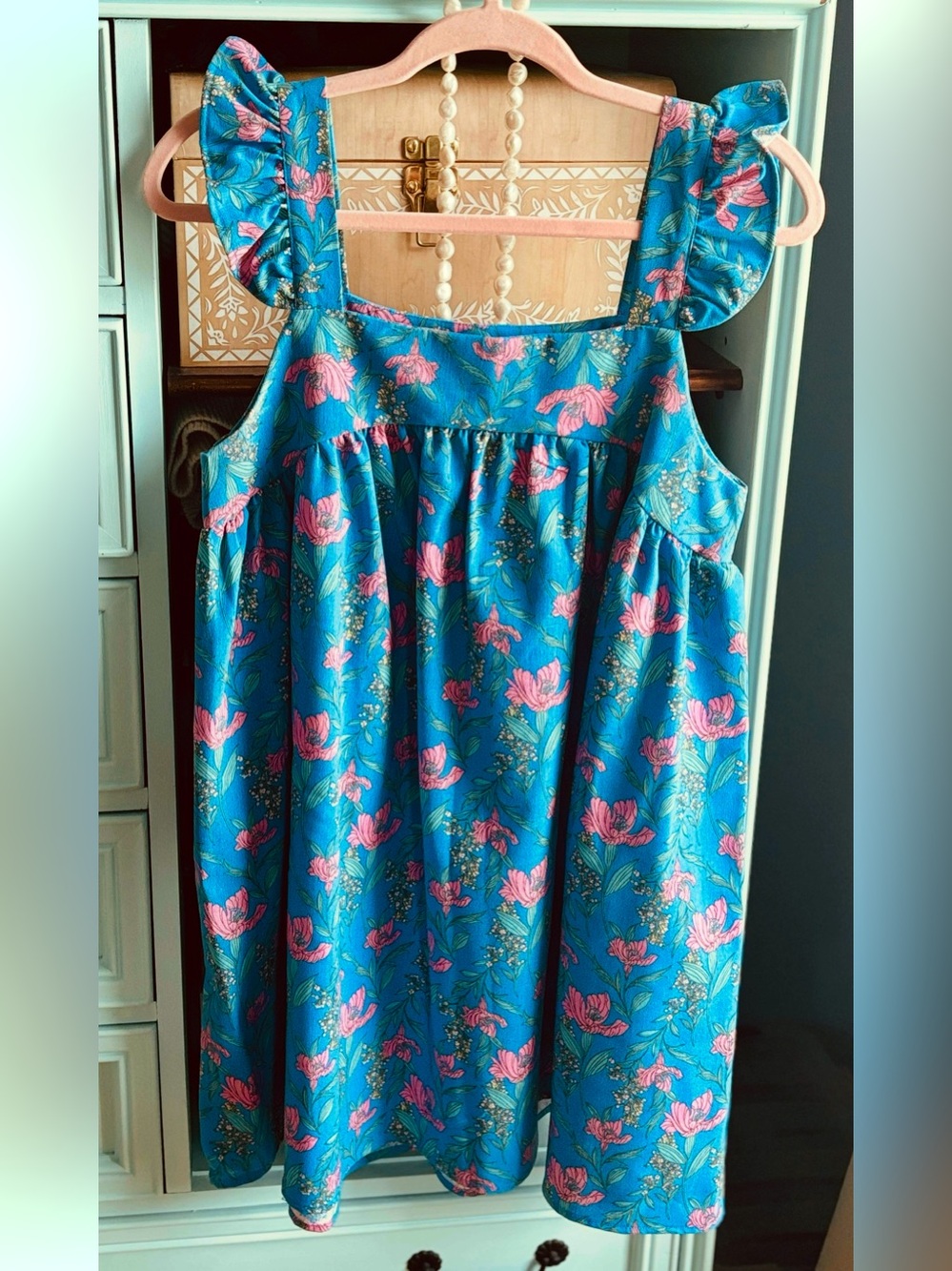 Evelyn Floral Babydoll, M - Picture 5 of 6